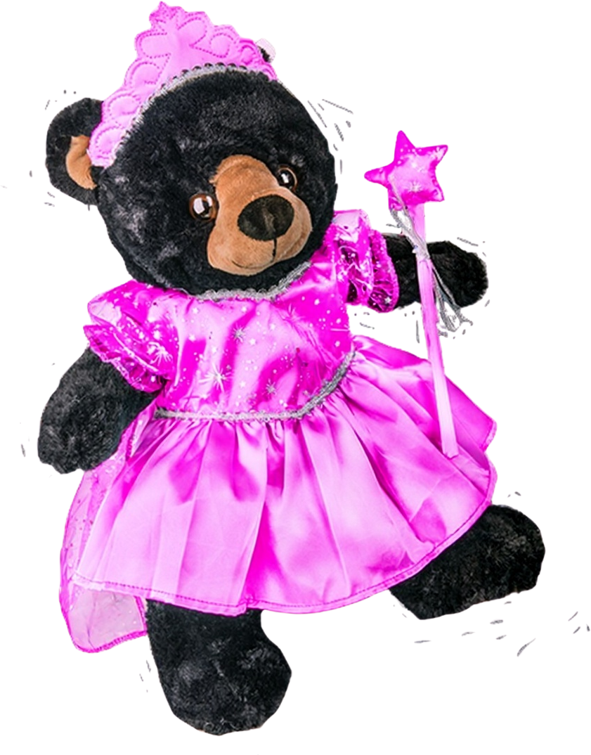 Princesse fée avec baguette et diadème